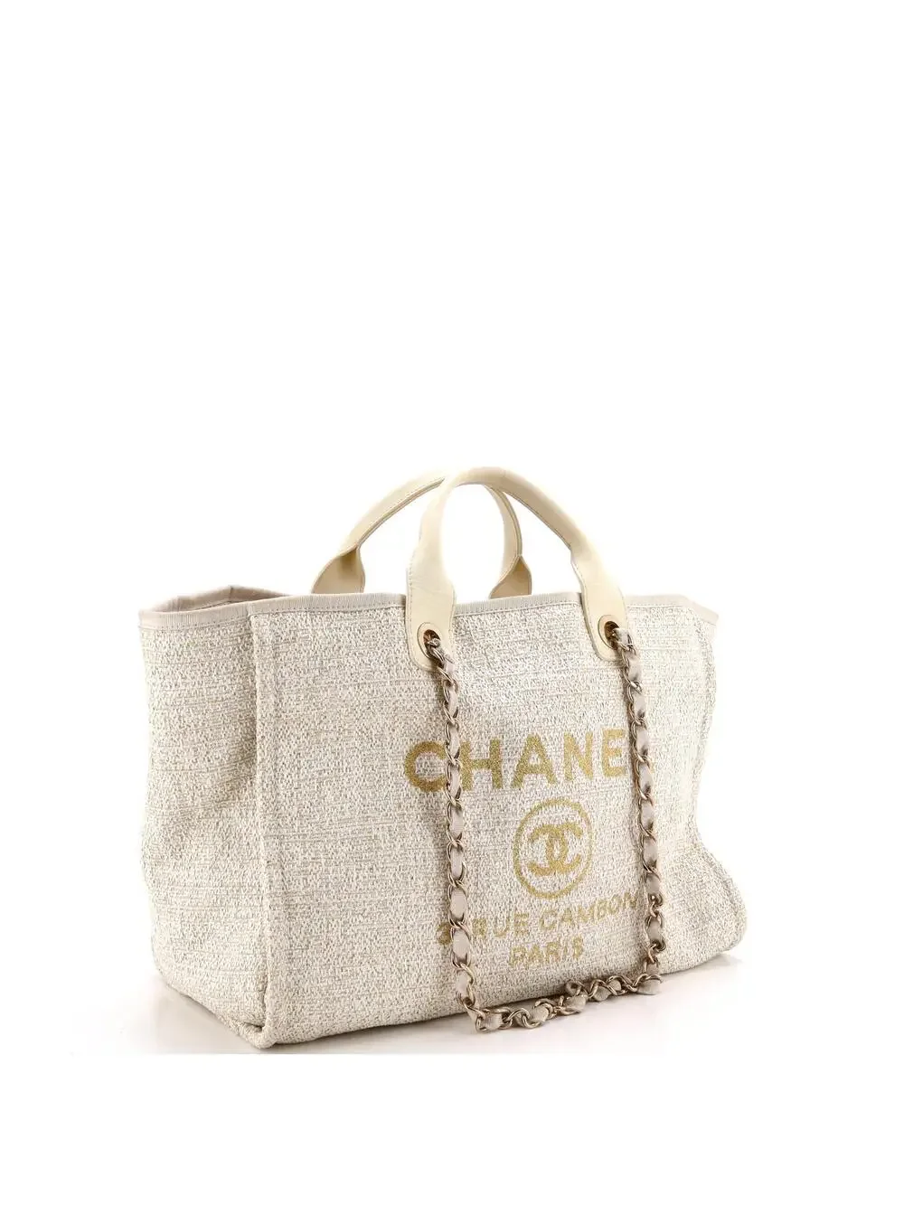 Chanel Deauville Tote Raffia With #321036C41B